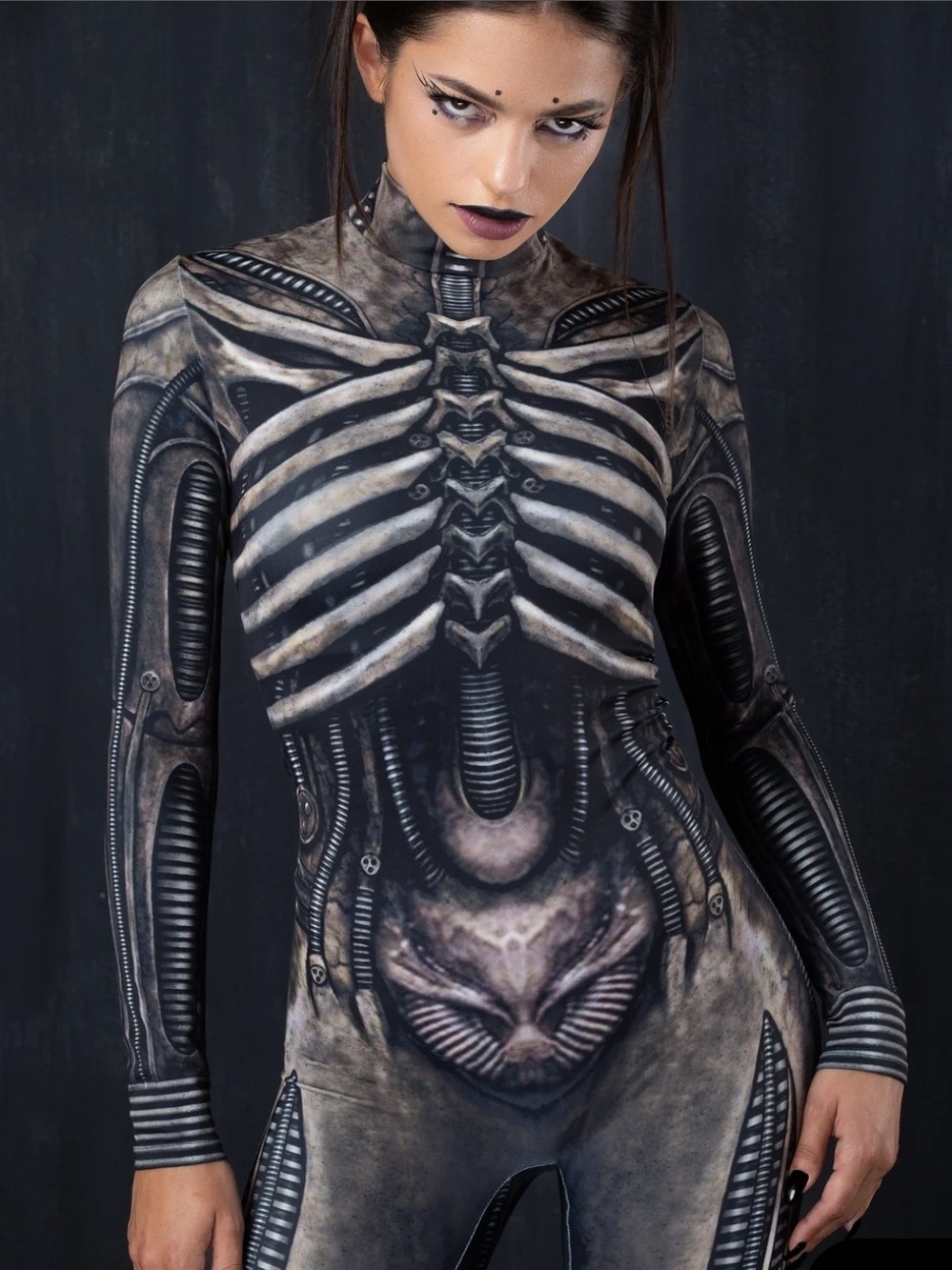 Badinka Xenomorph Costume - Bodysuit Medium - Picture 3 of 8